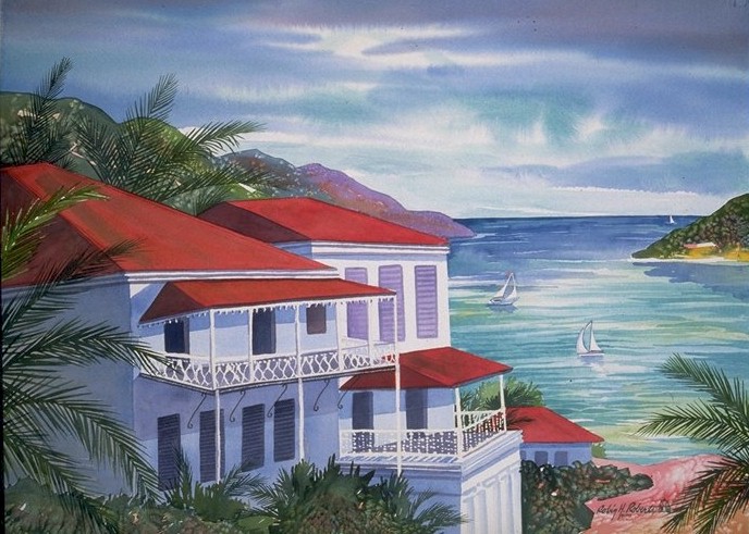 Caribbean Watercolor Paintings